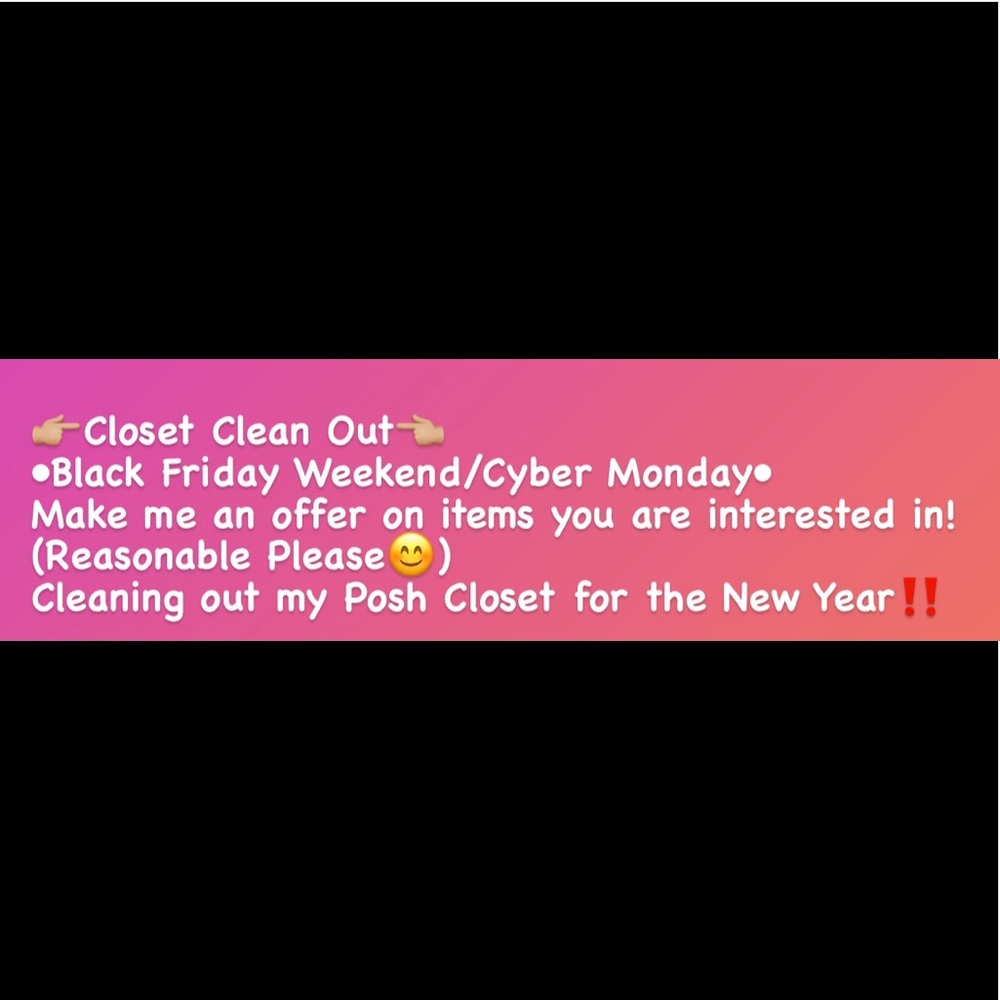 CLOSET CLEAN OUT!